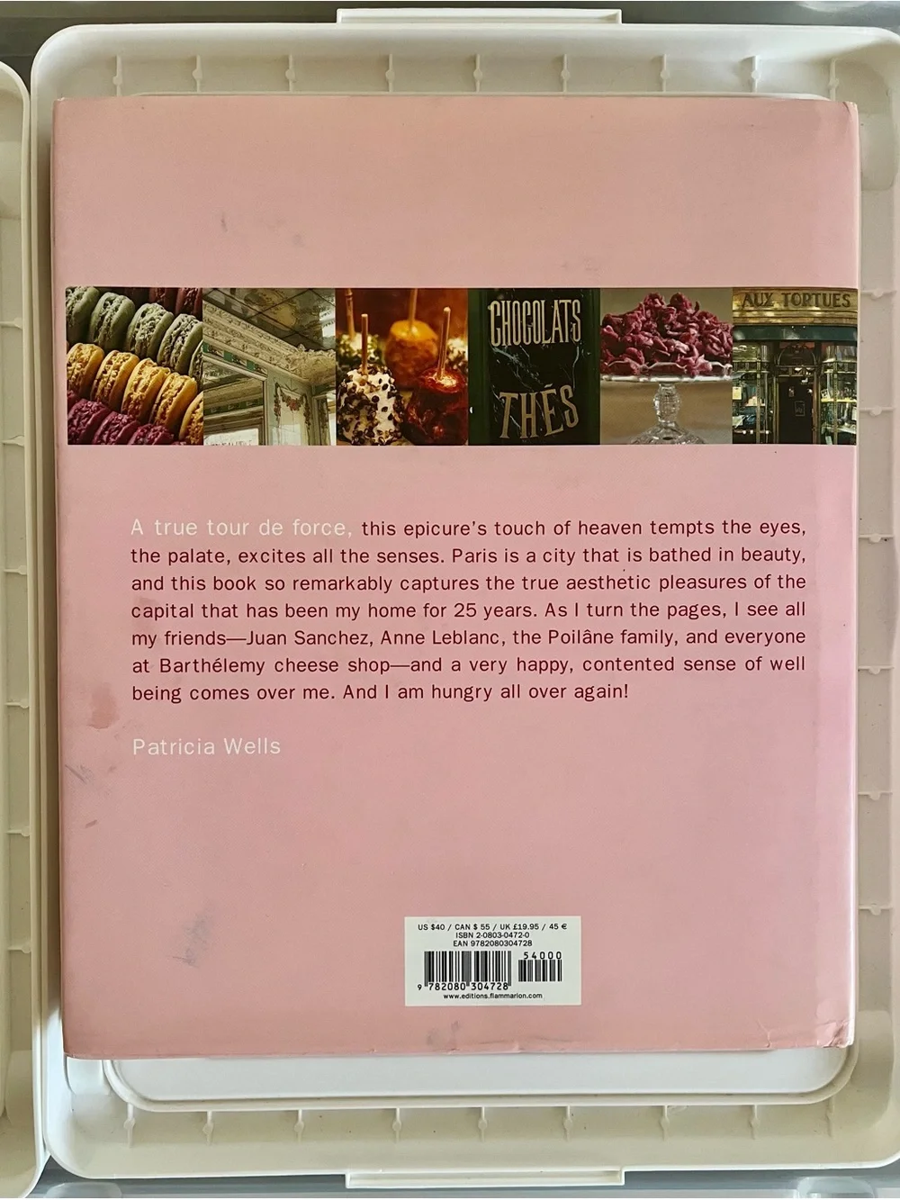 *Vintage* Gourmet Shops of Paris book— Brown & White Parisian Bakes